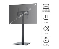 Hama Stojak do TV 65" MAX 35 KG obrotowy regulowana wysokość - 1516982 - zdjęcie 3